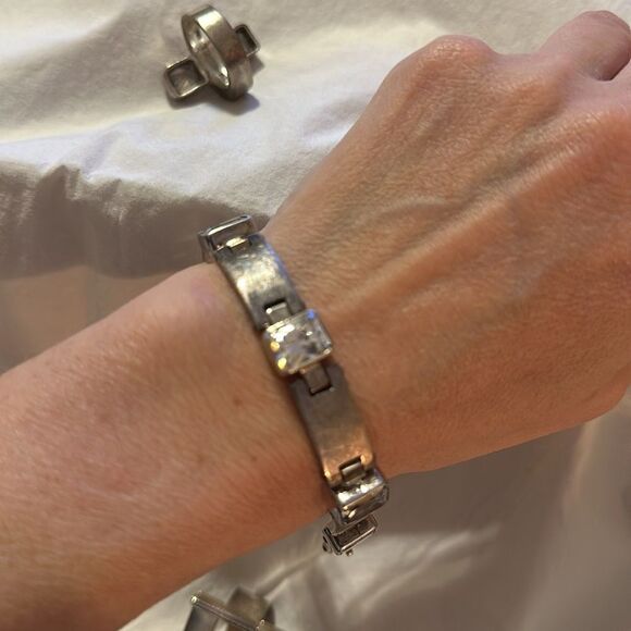 Sterling Silver 950 Jewelry Set Mexico - Picture 14 of 14